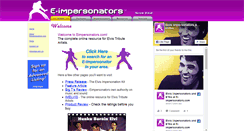 Desktop Screenshot of eimpersonators.com