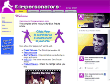 Tablet Screenshot of eimpersonators.com